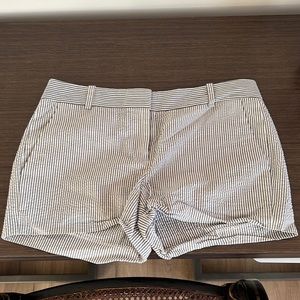 J Crew striped short shorts